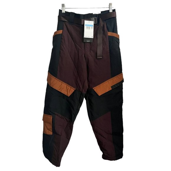 NEW Nike Jordan Womens Pants Medium Brown Black Nylon Utility DJ2731 203 loose f - Picture 3 of 9